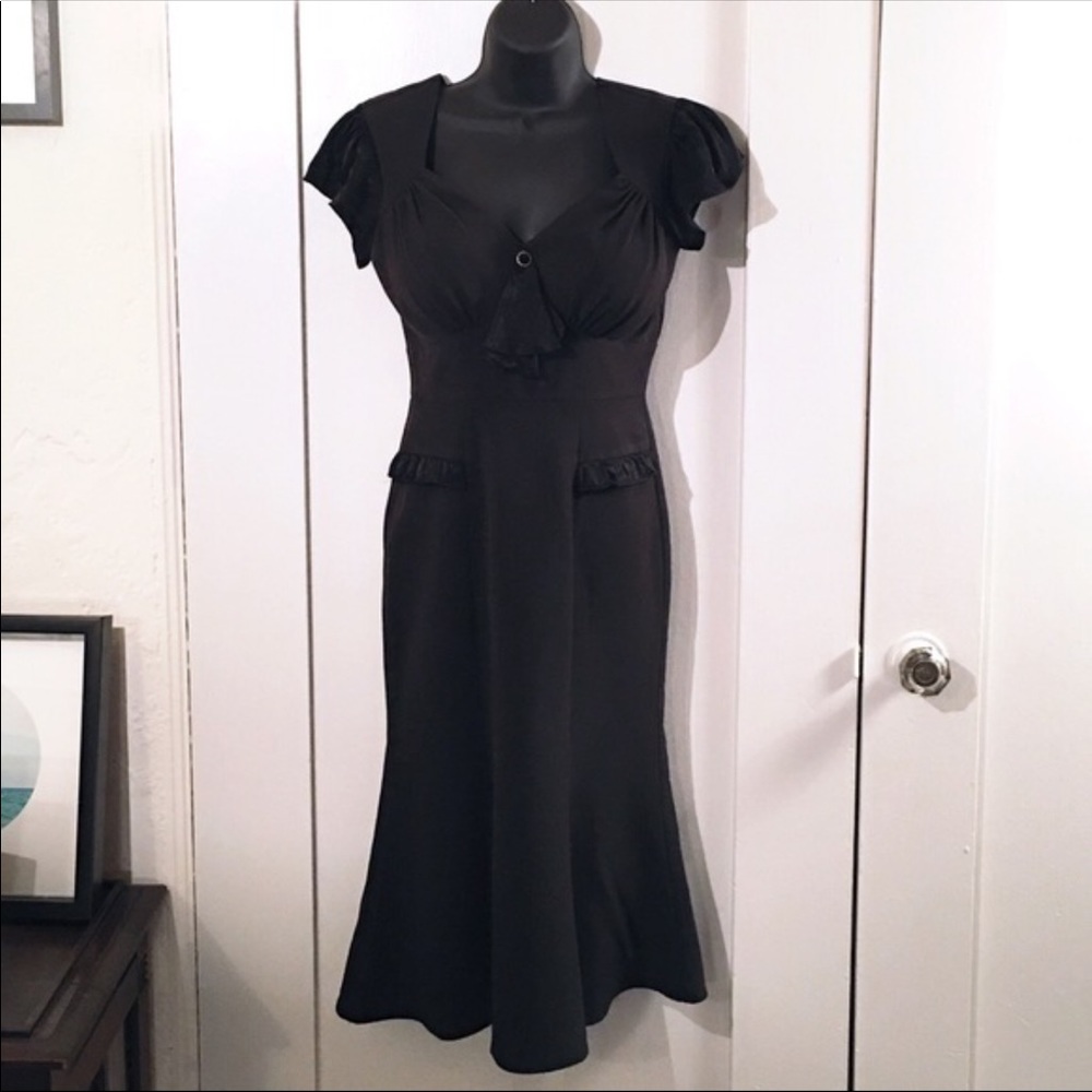 Stop Staring crepe and satin dress NWT size Large